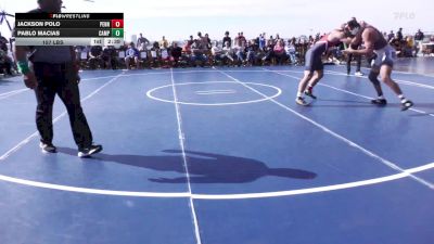 157 lbs Rr Rnd 1 - Jackson Polo, Penn vs Pablo Macias, Campbell