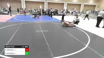 106 lbs Quarterfinal - Gabriel Ramirez, Aces WC vs Aiden Simmons, Driller WC