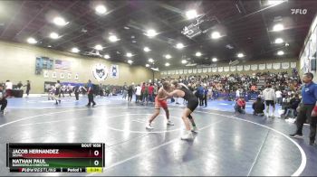 157 lbs 7th Place Match - Nathan Paul, Bakersfield Christian vs Jacob Hernandez, Selma