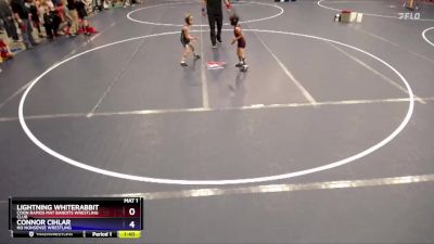 Round 4 - Lightning Whiterabbit, Coon Rapids Mat Bandits Wrestling Club vs Connor Cihlar, No Nonsense Wrestling