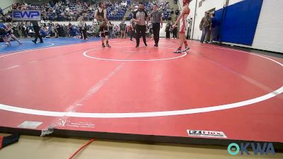 96 lbs Quarterfinal - Sawyer Shaffer, Caney Valley Wrestling vs Kannon Guillet, Pocola Youth Wrestling