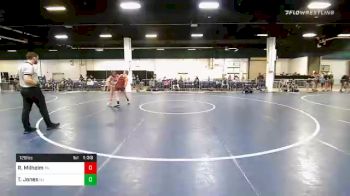 128 lbs Quarterfinal - Reagan Milheim, PA vs Trevor Jones, NJ