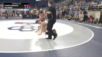 157 lbs Champ. Rd Of 64 - Dakota Anderson, WA vs Liam Weber, IA