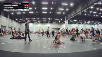 45 lbs 1st Place Match - Huntleigh Jennings, South Carolina School Of Wrest vs Luke Scullin, Cocoa Beach Wrestling Club