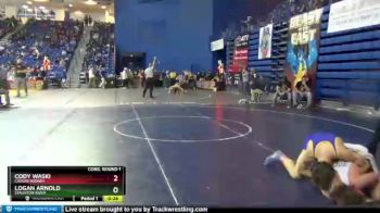 145 lbs Cons. Round 1 - Cody Waski, Caesar Rodney vs Logan Arnold, Staunton River