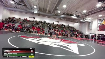 135 lbs Semifinal - Carmella Trujillo, Eaglecrest vs BellaRay Fiske, Castle View