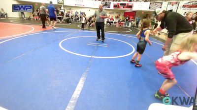 47-51 lbs Rr Rnd 1 - Aeryn Jackson, Locust Grove Youth Wrestling vs Libbie Bledsoe, Woodland Wrestling Club