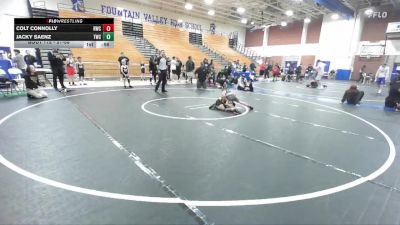 51-56 lbs Round 1 - Colt Connolly, Ridgecrest Wrestling Club vs Jacky Saenz, Threshold Wrestling Club