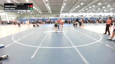132 lbs 5th Place - Kimber Alford, AL vs Emma Hoppe, FL