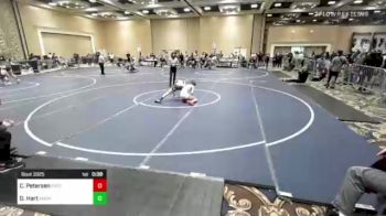 109 lbs Consi Of 8 #2 - Clark Petersen, East Idaho Elite vs Dylan Hart, American Dream WC