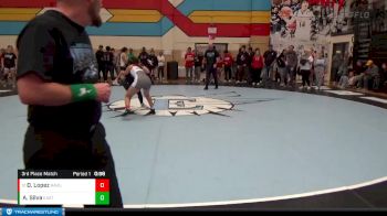 115 lbs 3rd Place Match - Daniela Lopez, Rawlins vs Azlyn Silva, Cheyenne East