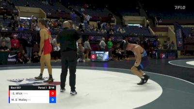 86 lbs Champ. Round 2 - Evan Wick, Titan Mercury Wrestling Club (TMWC) vs Michael O`Malley, Pennsylvania RTC