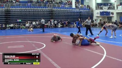 138 lbs Cons. Round 4 - Donnell Bush, BRYAN vs Ryan Siler, Springfield (Holland)