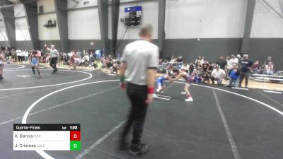 61 lbs Quarterfinal - Kai Garcia, Punisher Wrestling vs Jayden Crisman, Salem Elite