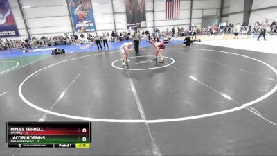 92 lbs Rd# 7- 10:45am Saturday Final Pool - Jacobi Robbins, Michigan S.W.A.T vs Myles Terrell, Cali Red