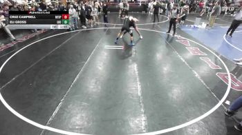 150 lbs Cons. Round 1 - Cruz Campbell, Mt. Spokane vs Eli Gross, Lake City High School