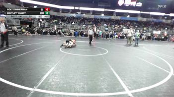 92 lbs Consi Of 16 #2 - Holt Zimmerman, Big Game WC vs Bentley Yingst, Berryhill