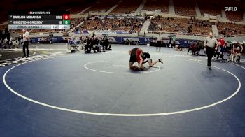 138-D1 Cons. Round 2 - Kingston Crosby, Higley High School vs Carlos Miranda, Williams Field High School