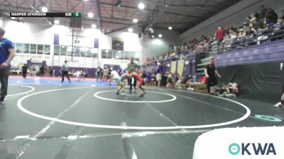 57-62 lbs Rr Rnd 3 - Violet Jones, Honey Badgers Wrestling Club vs Harper Atkinson, Honey Badgers Wrestling Club