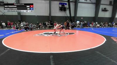 110 lbs 3rd Place Match - Aya Yoshitake, Titan Mercury Wrestling Club vs Isabelle Goedl, Steelclaw Wrestling Club