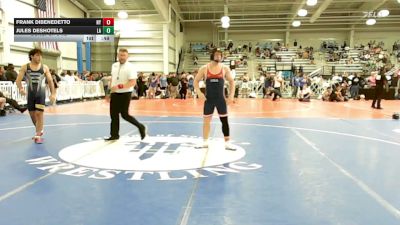 182 lbs Consi Of 8 #2 - Frank Dibenedetto, NY vs Jules Deshotels, LA