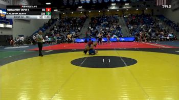 133 lbs Champ. Round 2 - Cervando Tapia Ii, Beat The Streets LA Oxnard vs Caleb McElroy, CSU Bakersfield