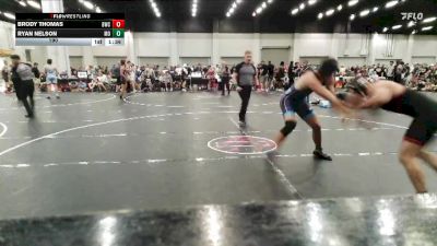 190 lbs Round 3 (6 Team) - Brody Thomas, Blackman Wrestling Club vs Ryan Nelson, Missouri Outlaws