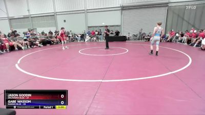 113 lbs Semis & 3rd Wb (16 Team) - Jason Goodin, Oklahoma Blue vs Gabe Wassom, Kansas Blue