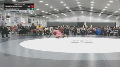 150 lbs Quarters - Kameron Green Jr., MWC Wrestling Academy vs Marcus Abeyta, Cleveland Wrestling High School
