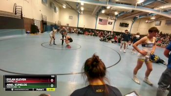 132 lbs Placement - Dylan Kleven, Laramie vs Ariel Kumelos, Wheatland