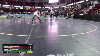 220 lbs Cons. Round 4 - David Foremaster, Rocky Mountain vs Francois Bayoma, Mountain View