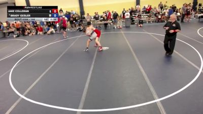 144 lbs Cons. Round 2 - Jake Colleran, IL vs Brady Gesler, WI