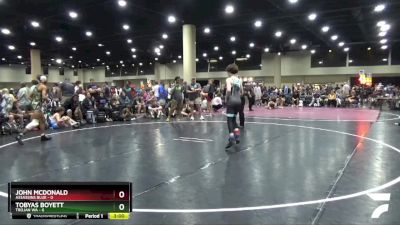 113 lbs Placement (4 Team) - John McDonald, Assassins Blue vs Tobyas Boyett, Trojan WA