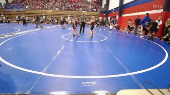 90 lbs Consi Of 8 #1 - James Monk, Barnsdall Youth Wrestling vs Drake West, Pirate Wrestling Club