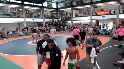 272-344 lbs Cons. Semi - Cooper Spears, Newman Central Catholic vs Jose Deltoro, East Peoria River Bandits Wres