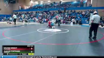 145 lbs Semifinal - Kylynn Wright, Steilacoom vs Raegan Portmann, Aberdeen