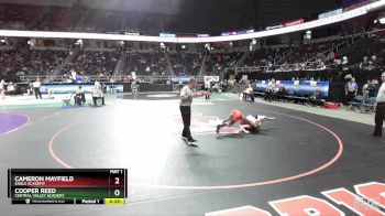 II-138 lbs Cons. Round 5 - Cooper Reed, Central Valley Academy vs Cameron Mayfield, Eagle Academy