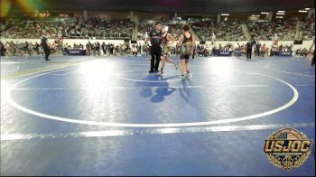 85 lbs Consi Of 16 #2 - Kelson Scott, Woodward Youth Wrestling vs Emery Hunter, Duncan Demon Wrestling