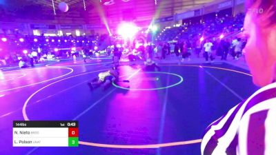 144 lbs Consolation - Nikolas Nieto, Broomfield vs Logan Polson, Unattached