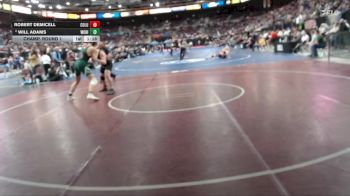 5A 190 lbs Champ. Round 1 - Will Adams, Wood River vs Robert Demicell, Columbia