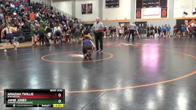 155 lbs Quarterfinal - Jamie Jones, Sumner-Fredericksburg vs Amaziah Twillie, Burlington