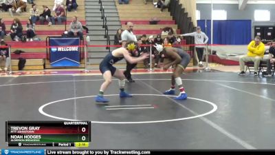 125 lbs Quarterfinal - Trevon Gray, Pitt-Johnstown vs Noah Hodges, Alderson Broaddus