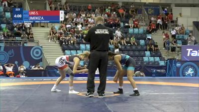 49 kg 1/4 Final - Sarah Carina Lins, Austria vs Audrey Rae Jimenez, United States