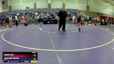 97 lbs Cons. Semi - Hawk Amy, IL vs Brenden Bosco, OH