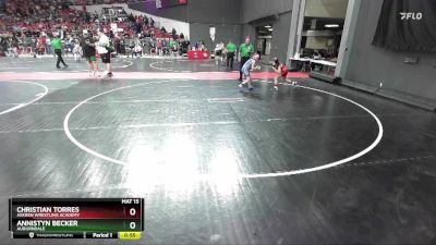 105 lbs Cons. Round 4 - Christian Torres, Askren Wrestling Academy vs Annistyn Becker, Auburndale