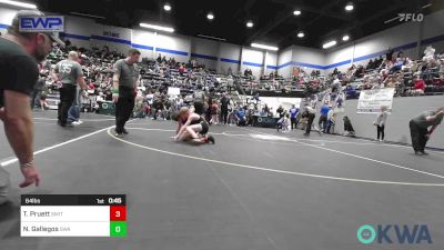 64 lbs Consi Of 8 #2 - Tucker Pruett, Smith Wrestling Academy vs Nolan Gallegos, Shelton Wrestling Academy