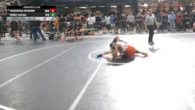 190 2A Champ. Round 1 - Keensdee Roseme, Middleburg vs West Lucas, North Ft Myers