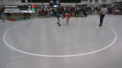 113 lbs Cons. Sub-rd Of 64 - Mason Hoffman, Oklahoma vs Mason Gibson, Grind Wrestling Club