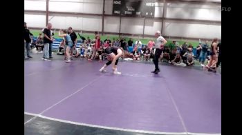 132 lbs Semis & 1st Wrestleback (8 Team) - Emory Wilson, Mayhem WC Black vs Amelia Poplawski, Midwest Mat Catz