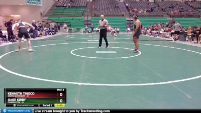 215 lbs 2nd Wrestleback (16 Team) - Kenneth Tinoco, North Gwinnett vs Gage Kirby, Carrollton